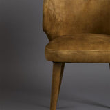Chair Lunar Velvet Ochre Fr