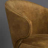 Chair Lunar Velvet Ochre Fr