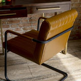 Armchair Stitched Cognac