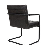 Armchair Stitched Dark Grey