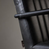 Armchair Stitched Dark Grey