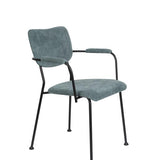 Armchair Benson Grey Blue