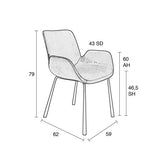 Armchair Brit Ll Brown