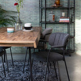 Armchair Jolien Black/Grey