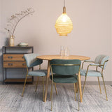 Armchair Jolien Gold/Light Green