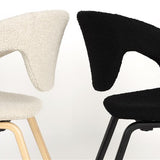 Armchair Flexback Boucle Black