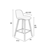 Counter Stool Albert Kuip Dark Grey