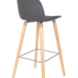 Barstool Albert Kuip Dark Grey