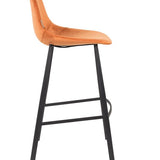Barstool Franky Velvet Orange