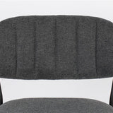 Counter Stool Jolien Black/Dark Grey