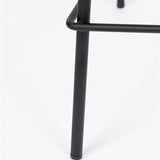 Counter Stool Jolien Black/Dark Grey