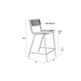 Counter Stool Jort Grey/Natural