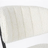 Counter Stool Jolien Black/Bouclé