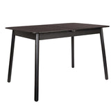 Table Glimps 120/162x80 Black