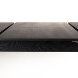 Table Glimps 120/162x80 Black