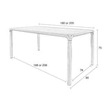 Table Storm 220x90 Walnut