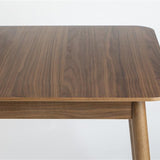 Table Glimps 120/162x80 Walnut