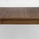 Table Glimps 120/162x80 Walnut