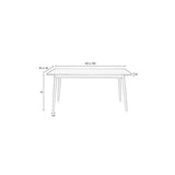 Table Fabio 160x80 Black
