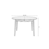 Table Twist Round Walnut
