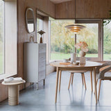 Table Twist Round Oak