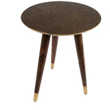 Side Table Bast Brass
