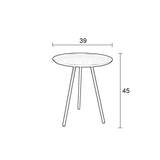Side Table Frost White