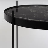 Side Table Cupid Marble Black