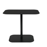 Side Table Snow Black Rectangle