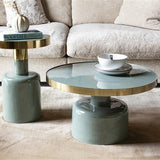Side Table Glam Green
