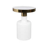 Side Table Glam White