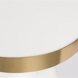 Side Table Glam White