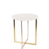 Side Table Luigi Round White