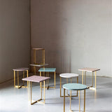 Side Table Luigi Round White