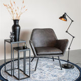 Side Table Parker Set Of 2 High Black