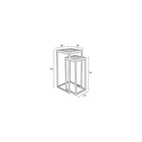 Side Table Parker Set Of 2 High Black