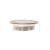 Coffee Table Winston Oval Black
