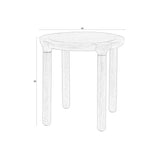Side Table Storm Natural