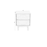 Side Table / Bedstand Groove Walnut