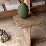 Side Table Satpura Brown Marble