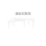 Coffee Table Isla Set of 2 Natural