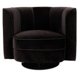 Lounge Chair Flower Black