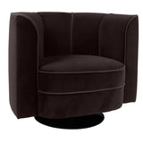 Lounge Chair Flower Black
