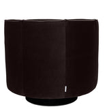 Lounge Chair Flower Black