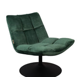 Lounge Chair Bar Velvet Green