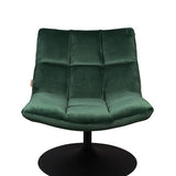 Lounge Chair Bar Velvet Green