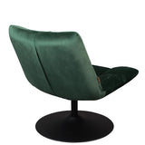 Lounge Chair Bar Velvet Green