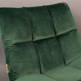 Lounge Chair Bar Velvet Green
