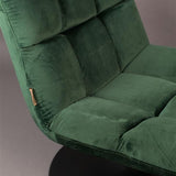 Lounge Chair Bar Velvet Green