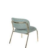 Lounge Chair Jolien Gold/Light Green